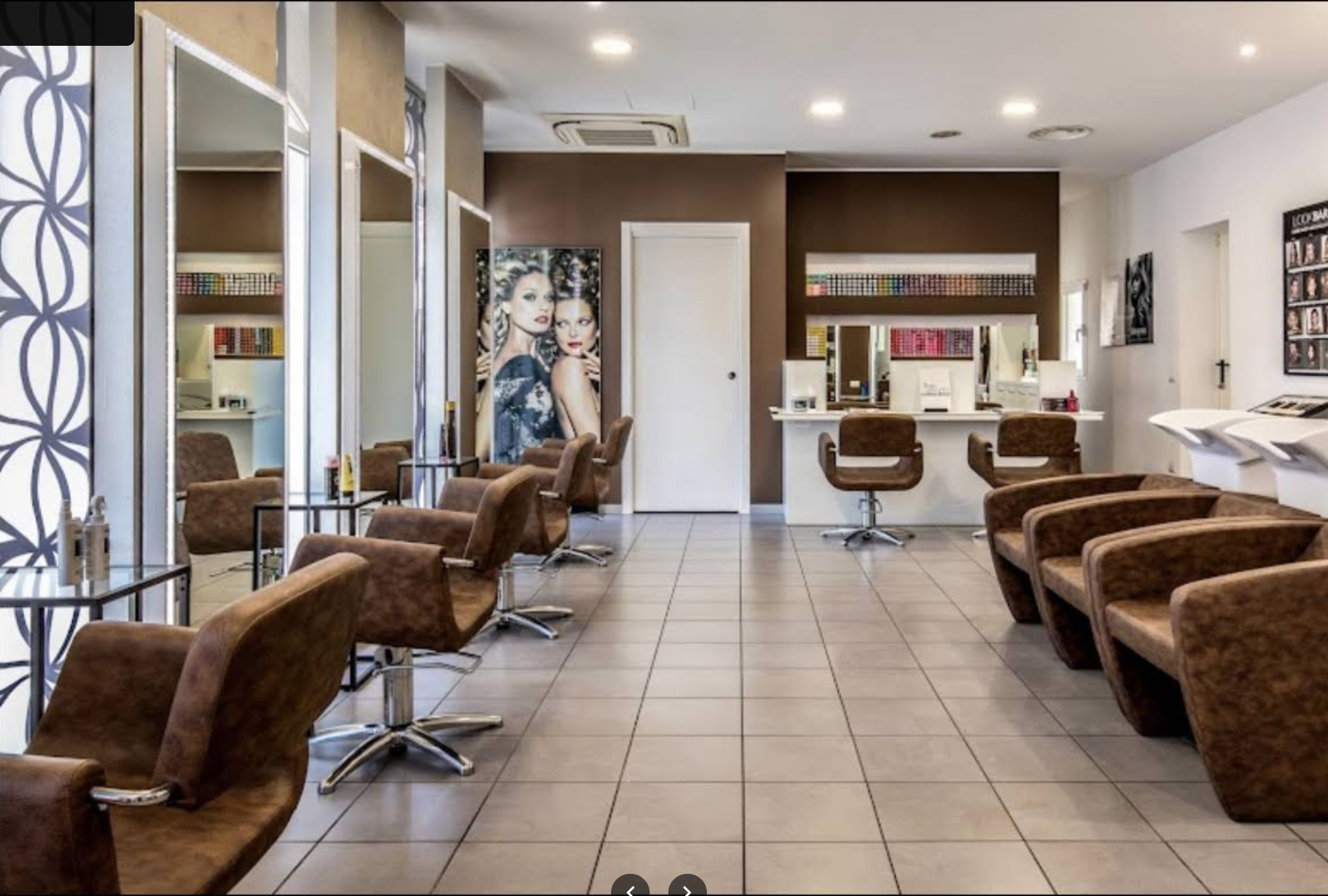 Interno del salone Ricci e Capricci